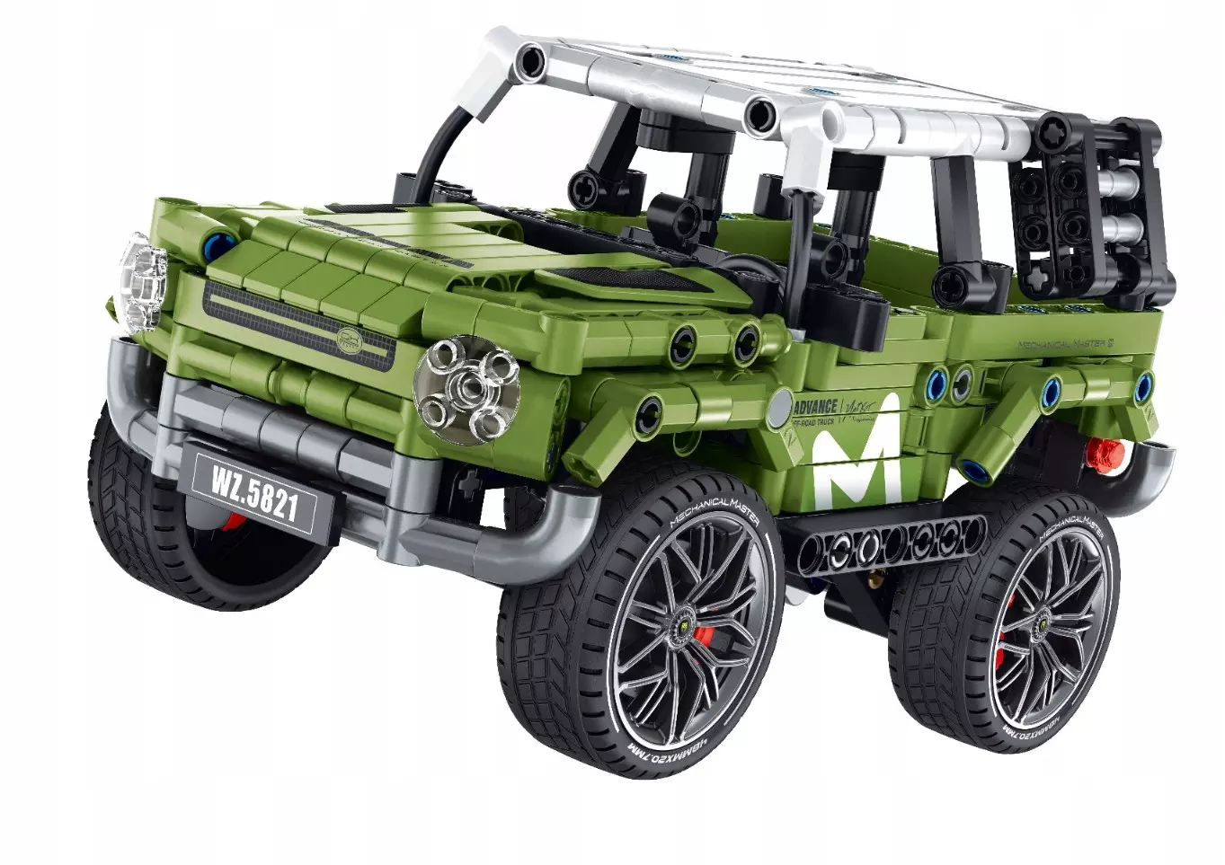 Klocki techniczne Off road zielony