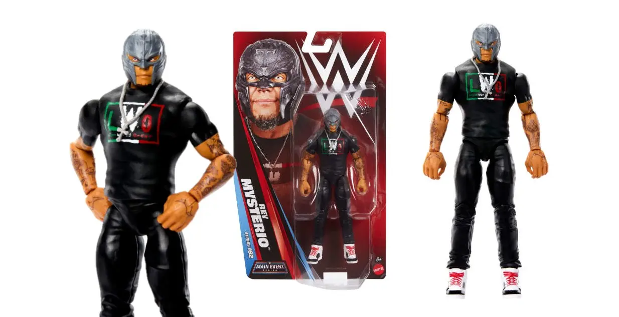 Mattel Wwe Rey Mysterio Figurka Seria Main Event 162 Figurka Superstar Ok. 15 cm W Skali Jhh94 W4 - Zabawki