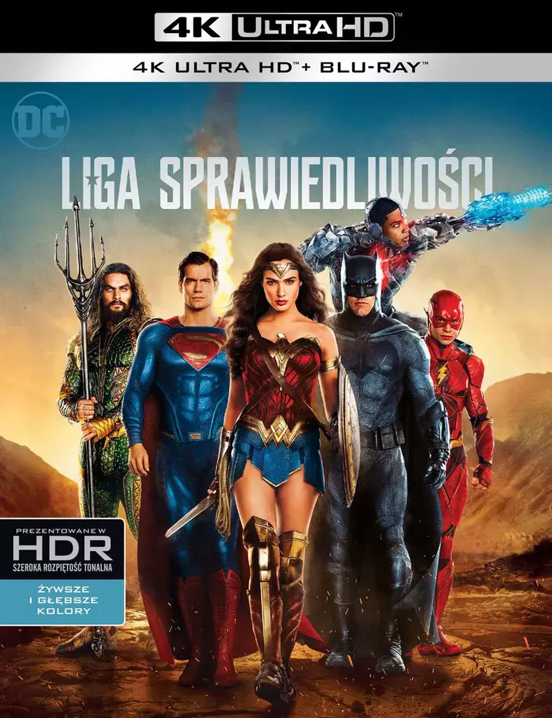 Liga sprawiedliwości, Blu-ray 4K + Blu-ray - Filmy