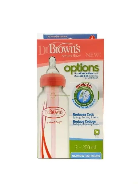 Butelka ST.250ML Pp Options 2-PAK Róż - Mama i dziecko
