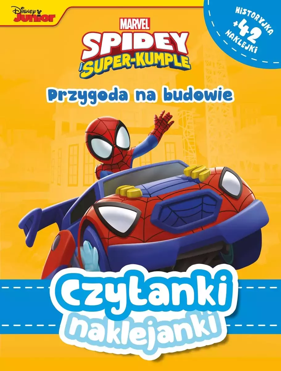 Marvel Spidey i Super-kumple. Czytanki naklejanki. Przygoda na budowie - Książki