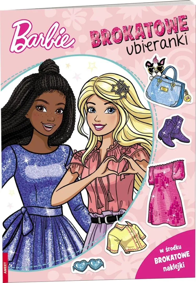 Mattel Barbie. Brokatowe ubieranki - Książki