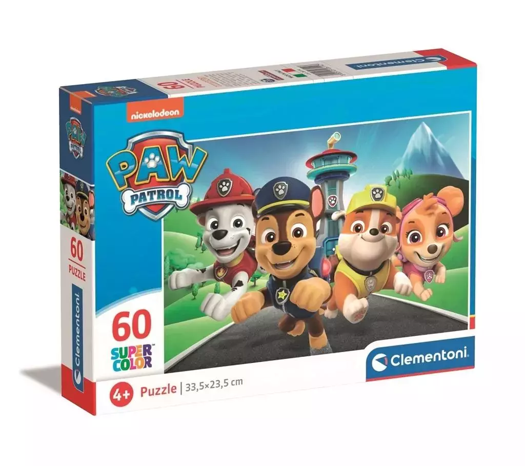 Puzzle 60 Super Kolor Paw Patrol - Clementoni