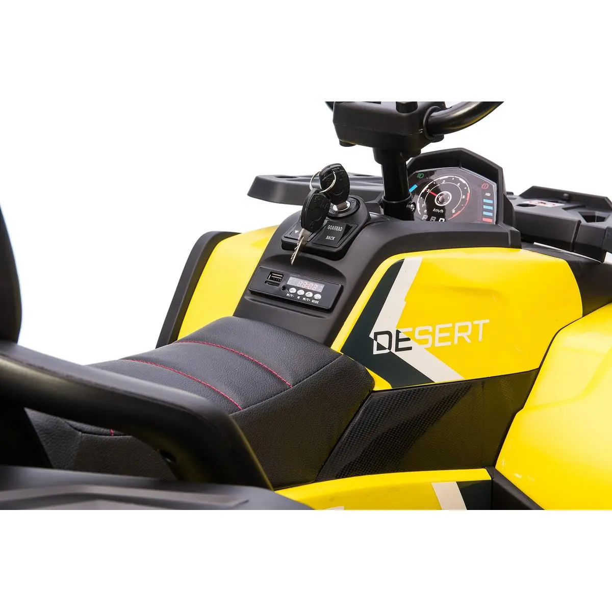 Quad Auto na Akumulator Traper Żółty 1033013 - Zabawki