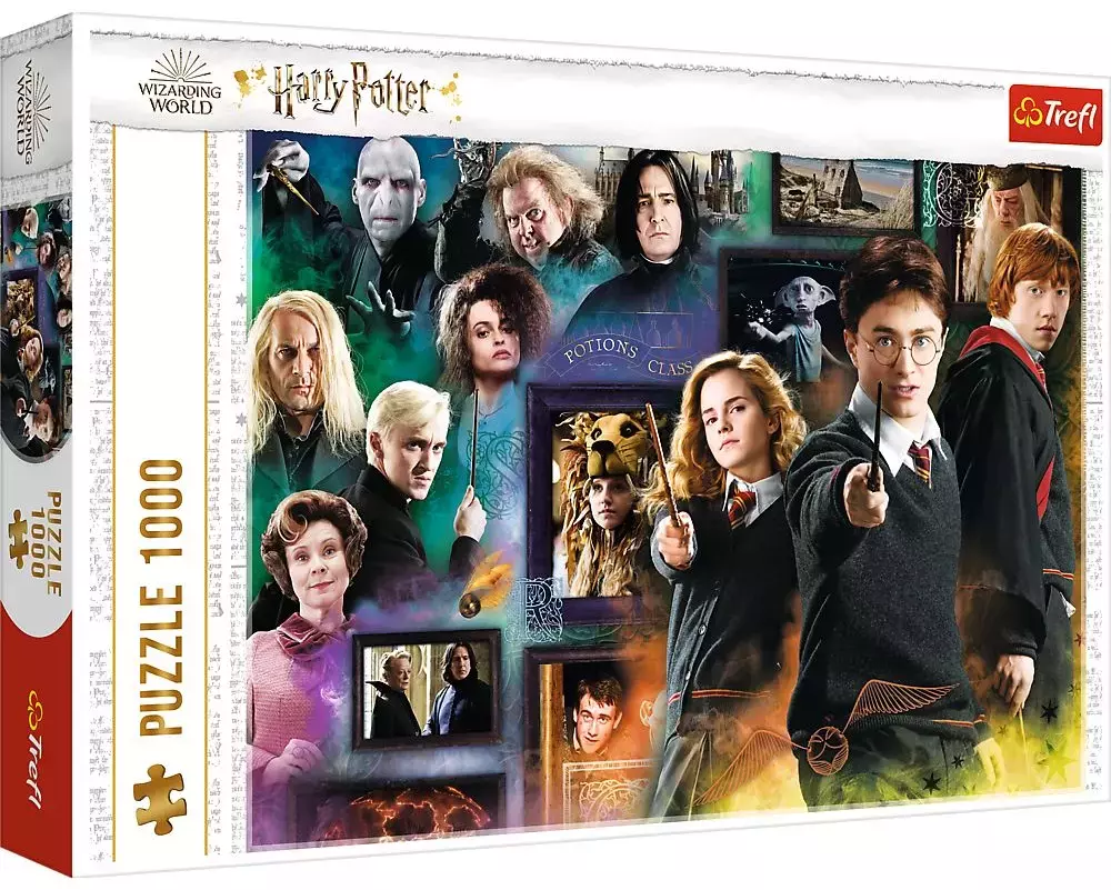 Puzzle 1000 elementów. Harry Potter. Świat czarodziejów