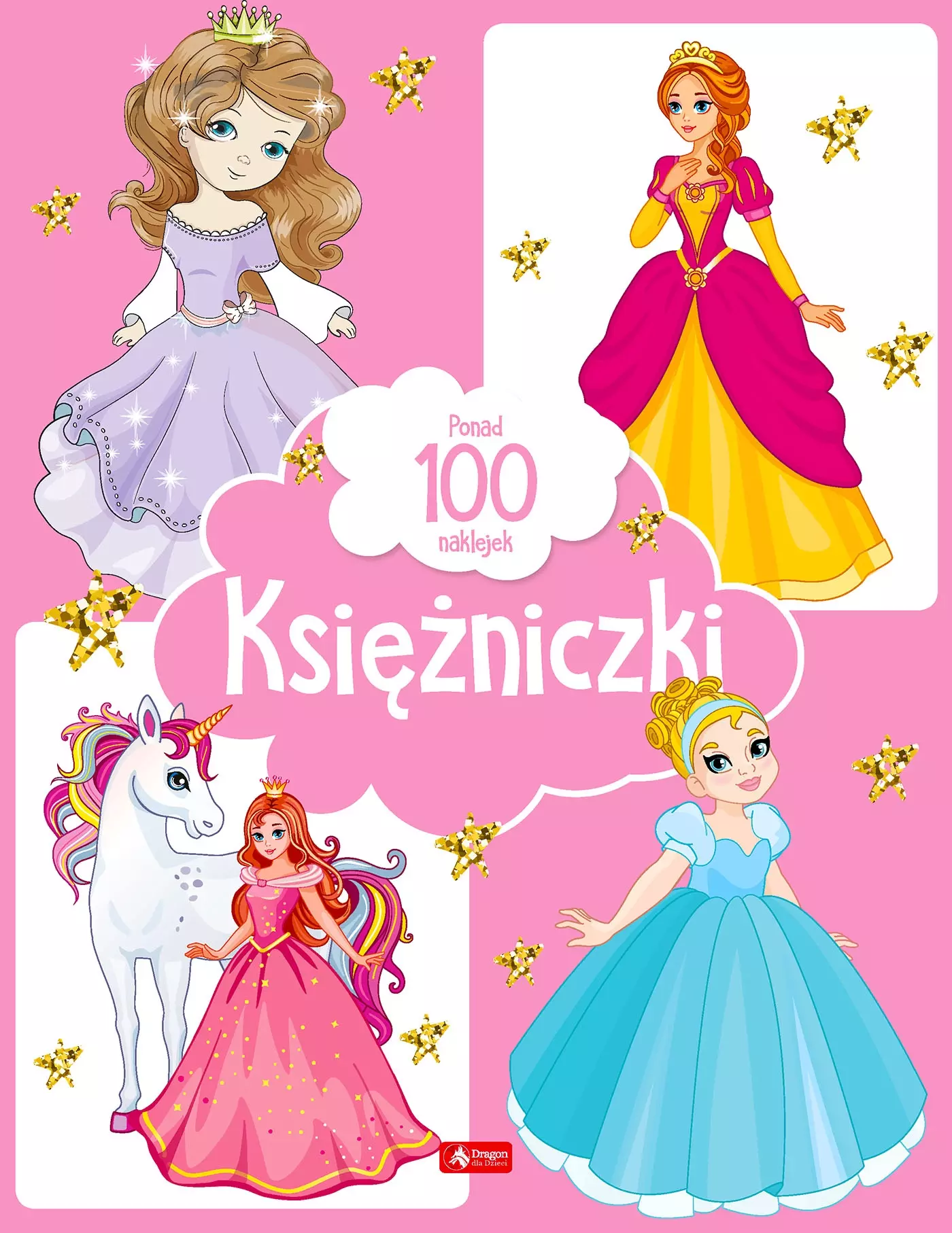 Ponad 100 naklejek. Księżniczki - Książki