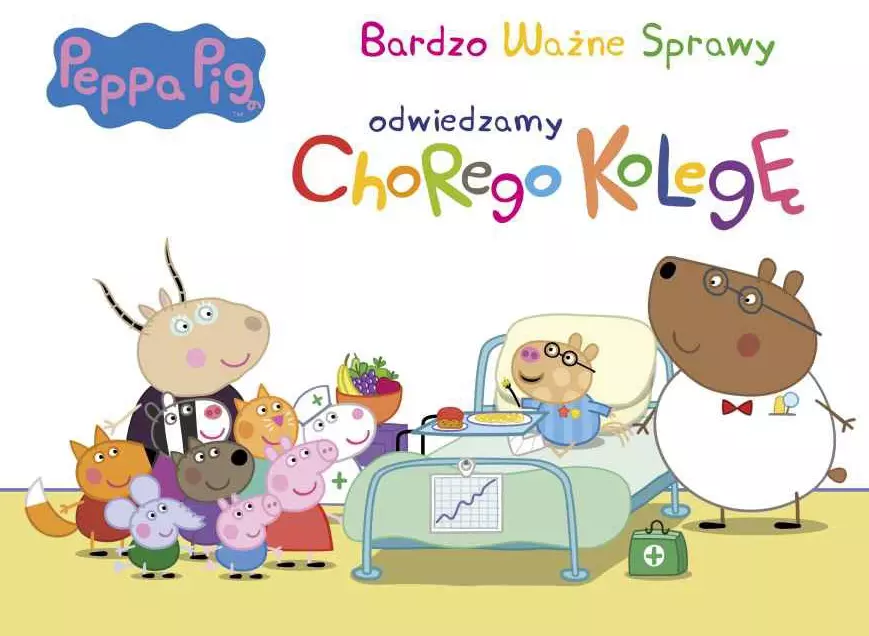 Świnka Peppa. Bardzo ważne sprawy. Odwiedzamy chorego kolegę - Książki