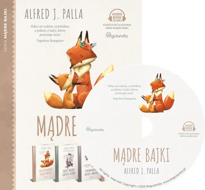 Mądre Bajki PAKIET - Alfred J. Palla - Audiobook CD/MP3, audiobook CD - Audiobooki