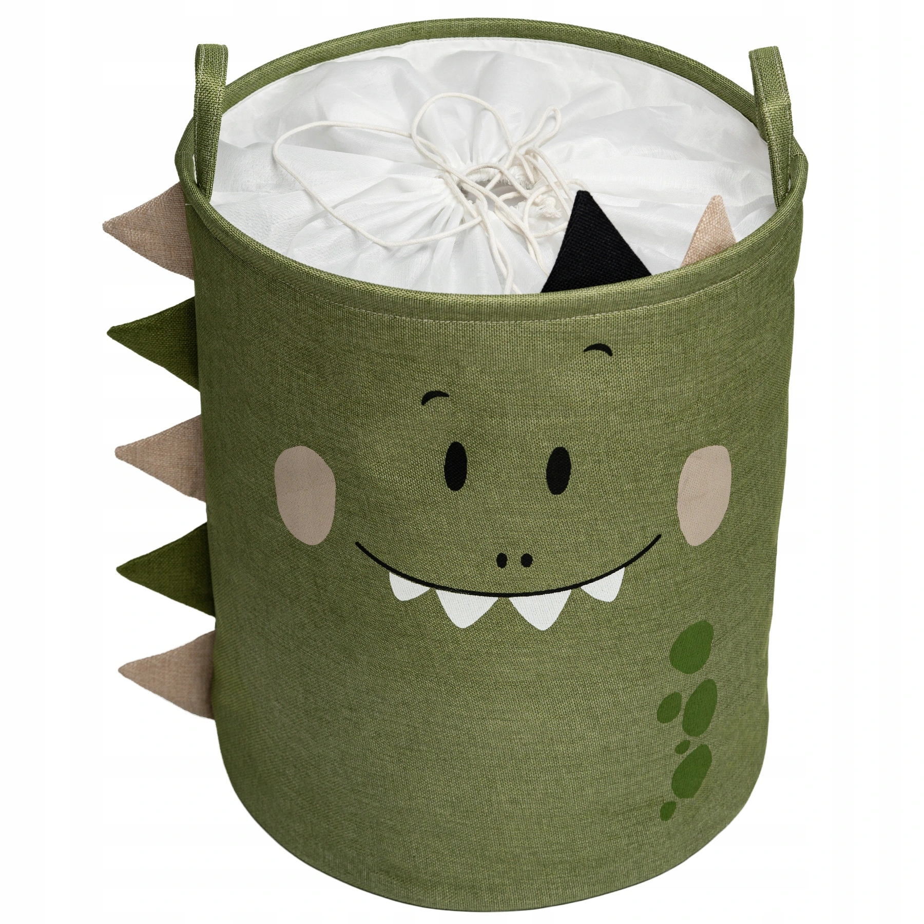 KOSZ NA ZABAWKI ZAMYKANY DUŻY POJEMNIK DINO PREMIUM XXL 63 L - Mama i dziecko