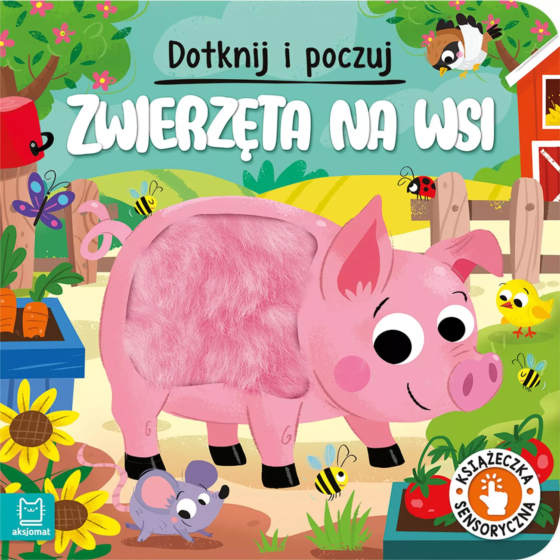 Dotknij i poczuj. Zwierzęta na wsi - Książki