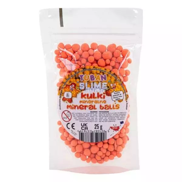 Kulki mineralne 25g - pomarańczowe TUBAN - Papiernicze i szkolne