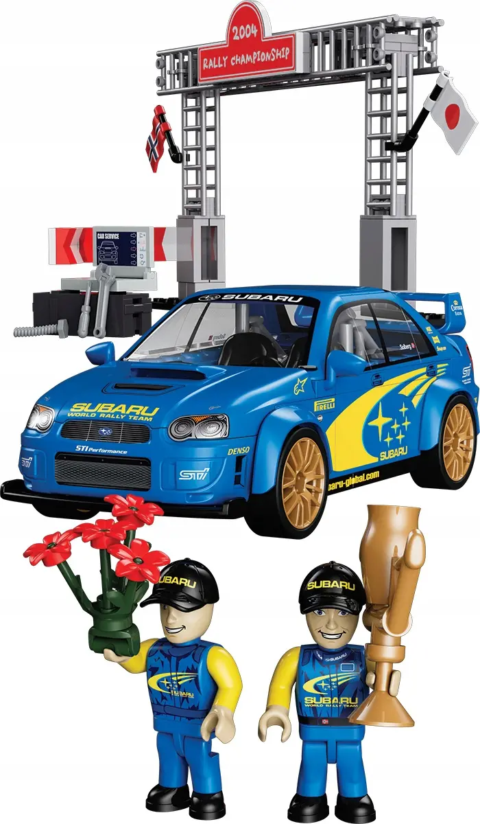 KLOCKI KONSTRUKCYJNE COBI 24652 Samochód Subaru Impreza WRC 2004 206 EL. - Zabawki