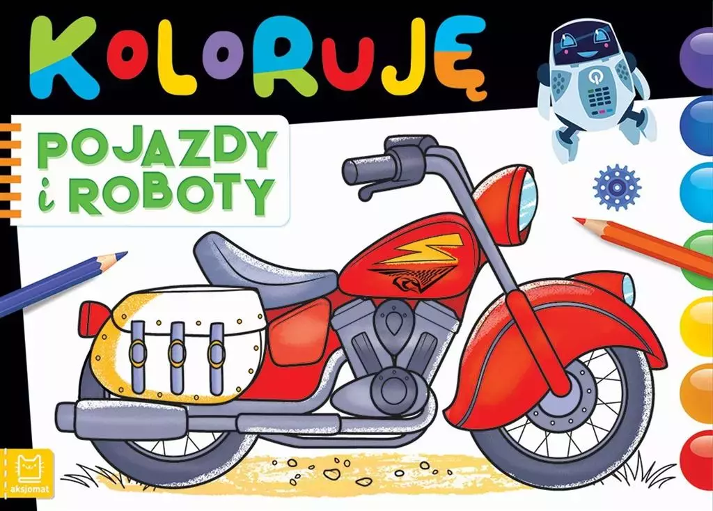 Koloruję pojazdy i roboty - Książki
