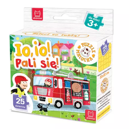 Puzzle malucha 25 elementów. Io, io! Pali się! - Puzzle