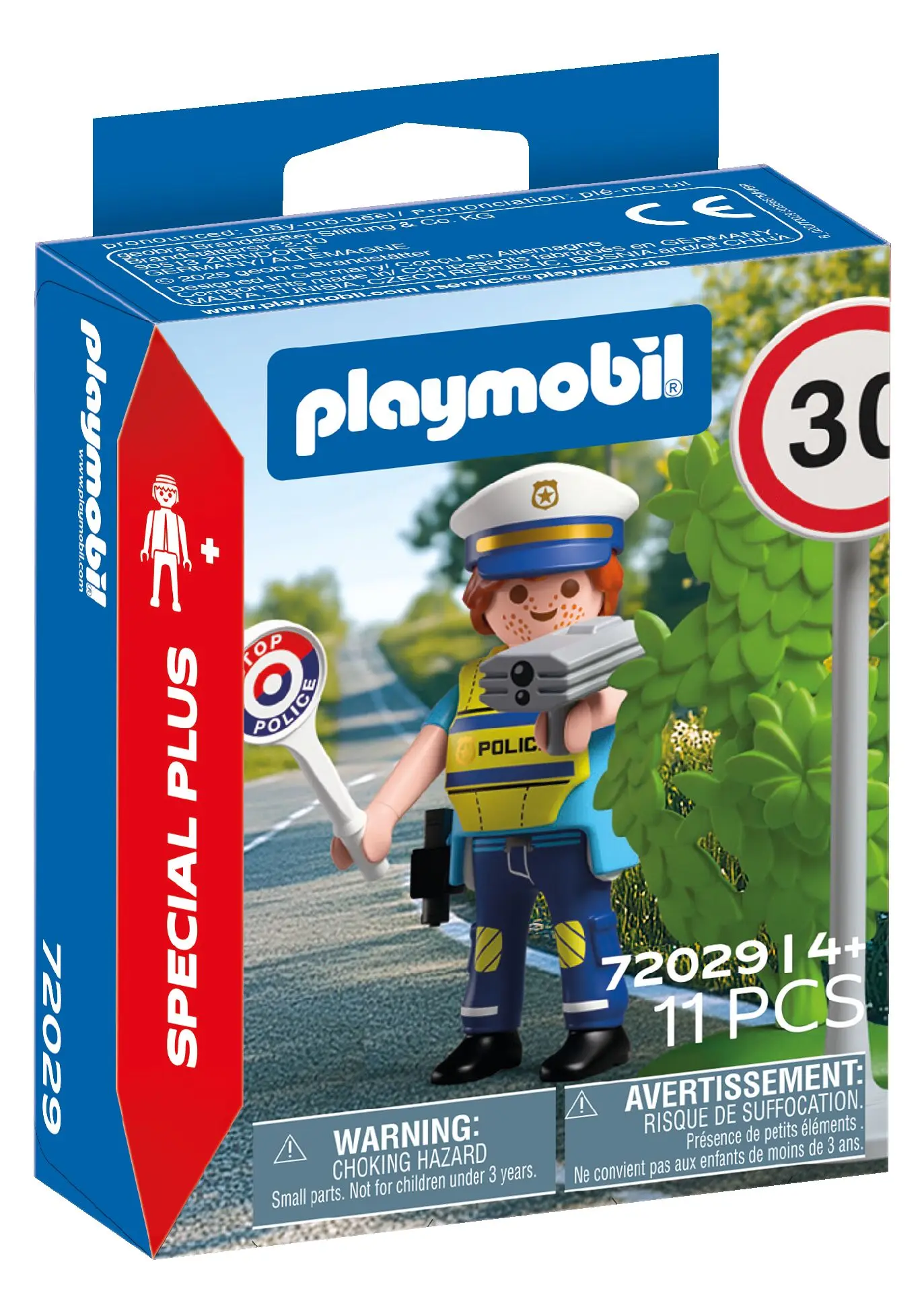 Playmobil Policjant z radarem do pomiaru prędkości 72029 - Zabawki