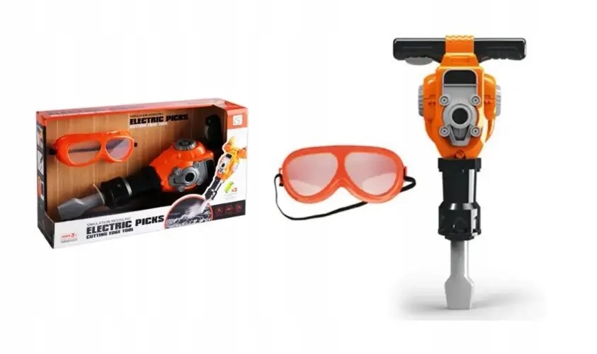 Narzędzia młot pneumatyczny na baterie z goglami - Zabawki