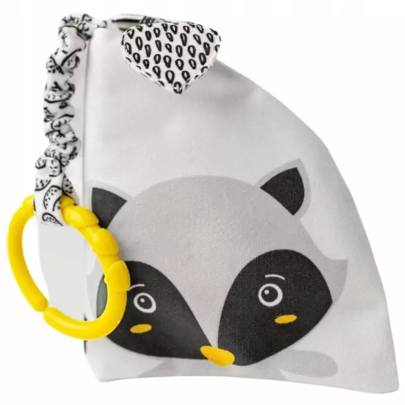 MOM'S CARE Książeczka sensoryczna kontrastowa zawieszka Szop Pedro - Zabawki