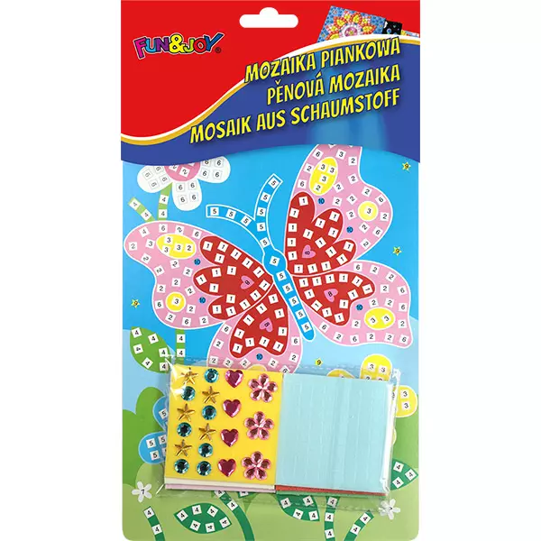 Mozaika Pian Cekiny samoprzylepna Motyl 18x30 Fol - Papiernicze i szkolne