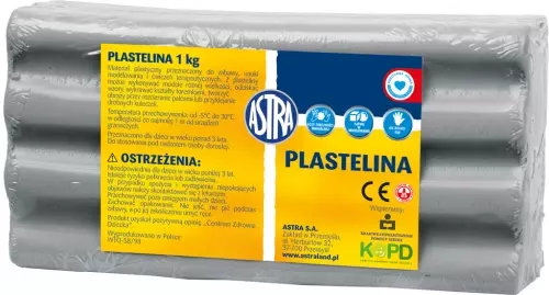 Plastelina szara (1 kg)