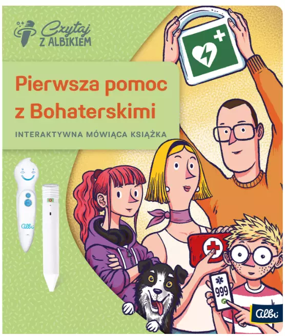 Czytaj z Albikiem. Pierwsza pomoc z Bohaterskimi - Książki