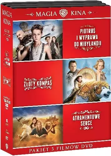 Kolekcja. Piotruś. Wyprawa do Nibylandii / Złoty kompas / Atramentowe serce, DVD - Filmy