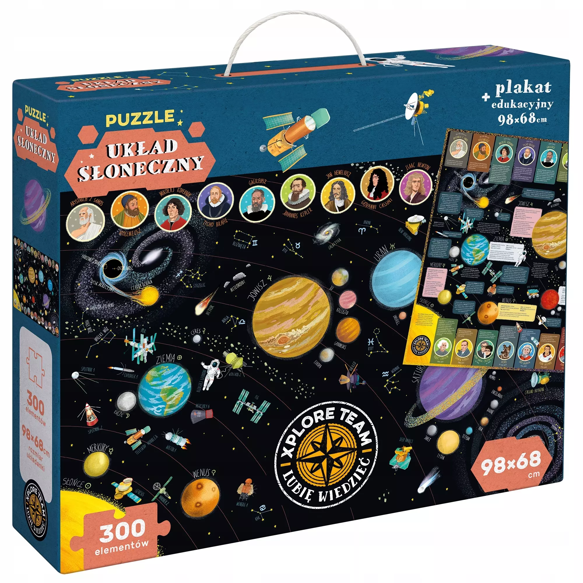 Puzzle 300 elementów. Układ słoneczny