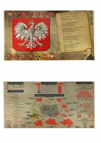 PODKŁADKA DWUSTR.LAM.A2 HIST I WOS ART-MAP 9788394567224 - Książki