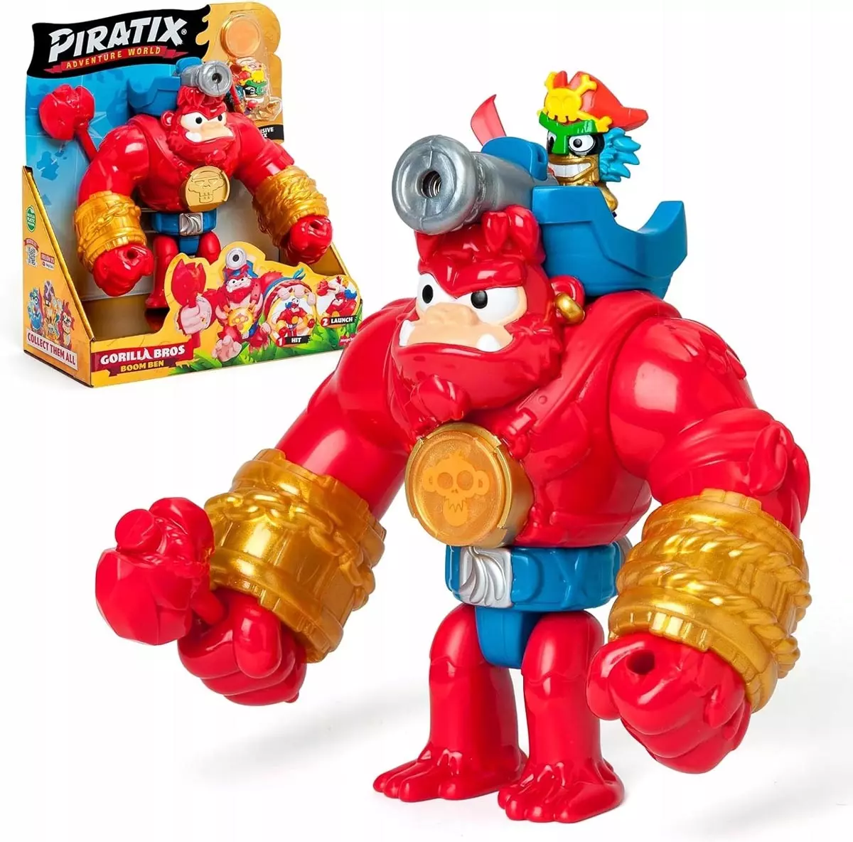 PIRATIX Gorilla Bros Boom Ben, figurka - Zabawki