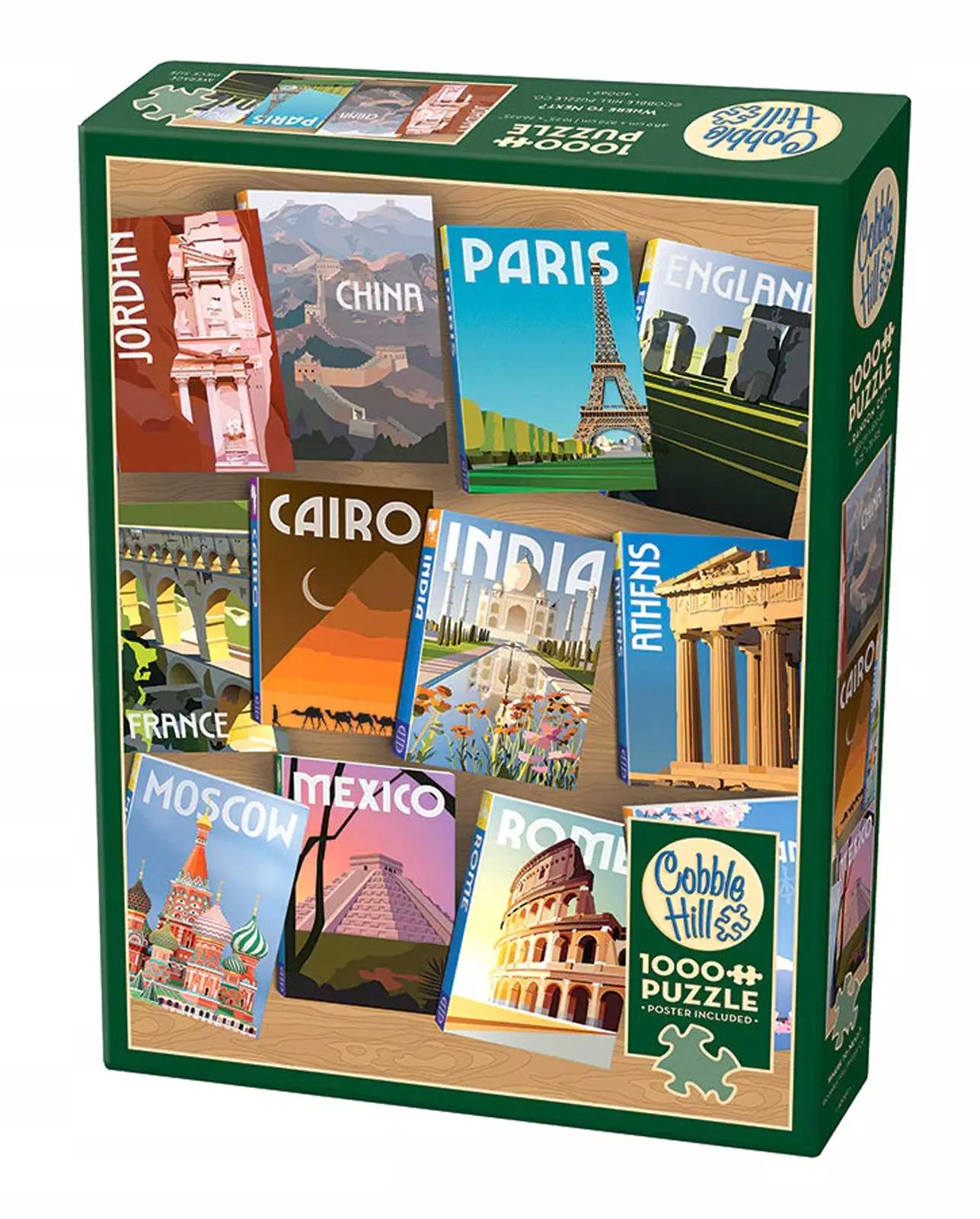 Cobble Hill 1000 Piece Puzzle - Blooming Spring - Sample Poster