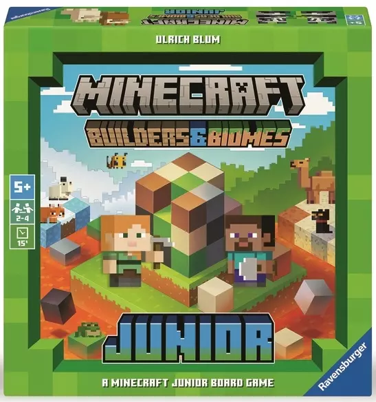 Ravensburger Minecraft. Builders and Biomes. Junior - Gry