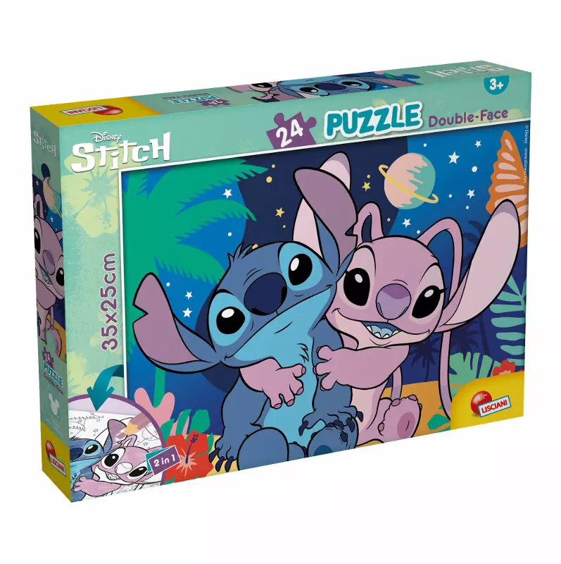 Puzzle dwustronne 24el Lilo i Stitch 109685 LISCIANI - Puzzle