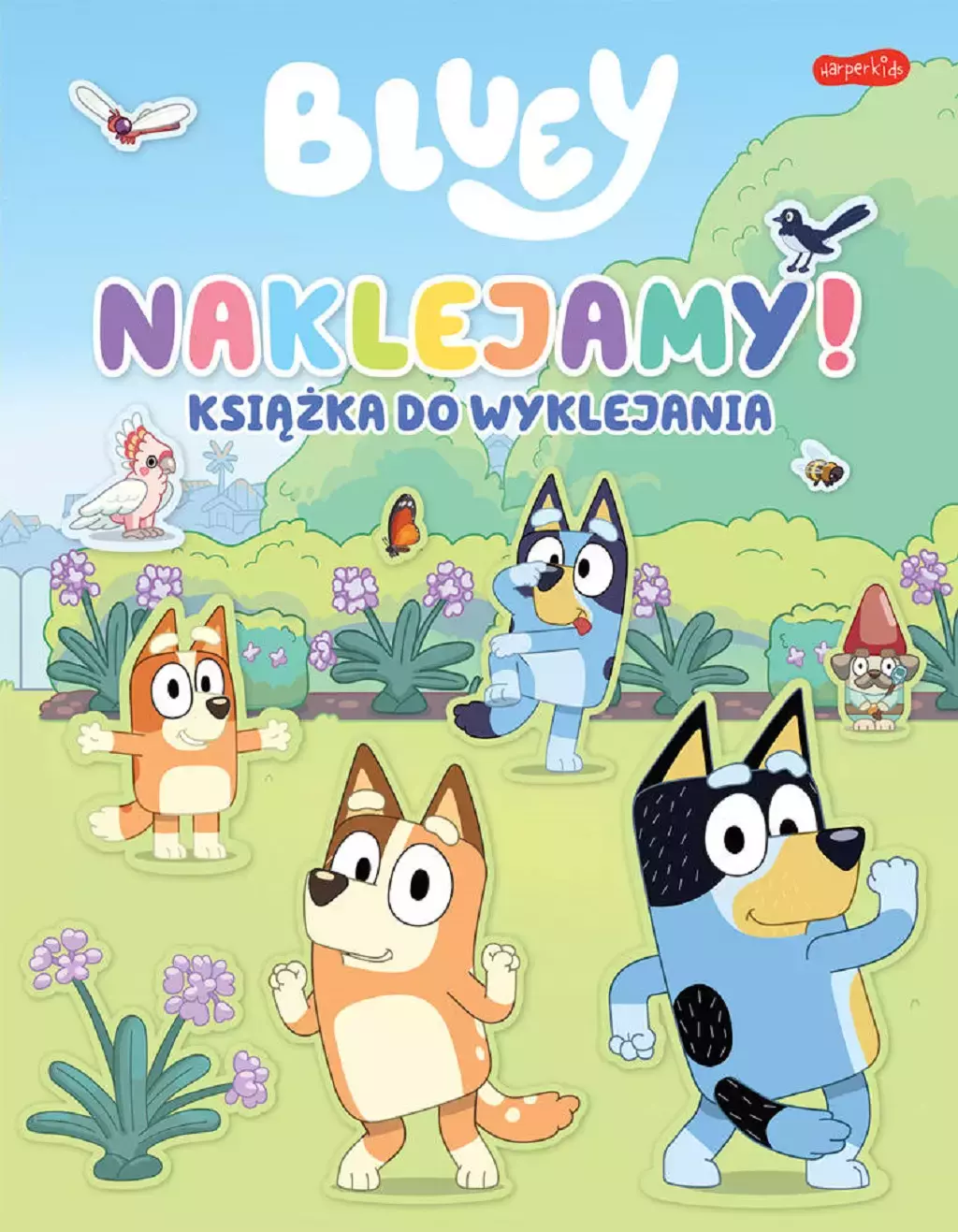 Bluey. Naklejamy! Książka do wyklejania - Książki