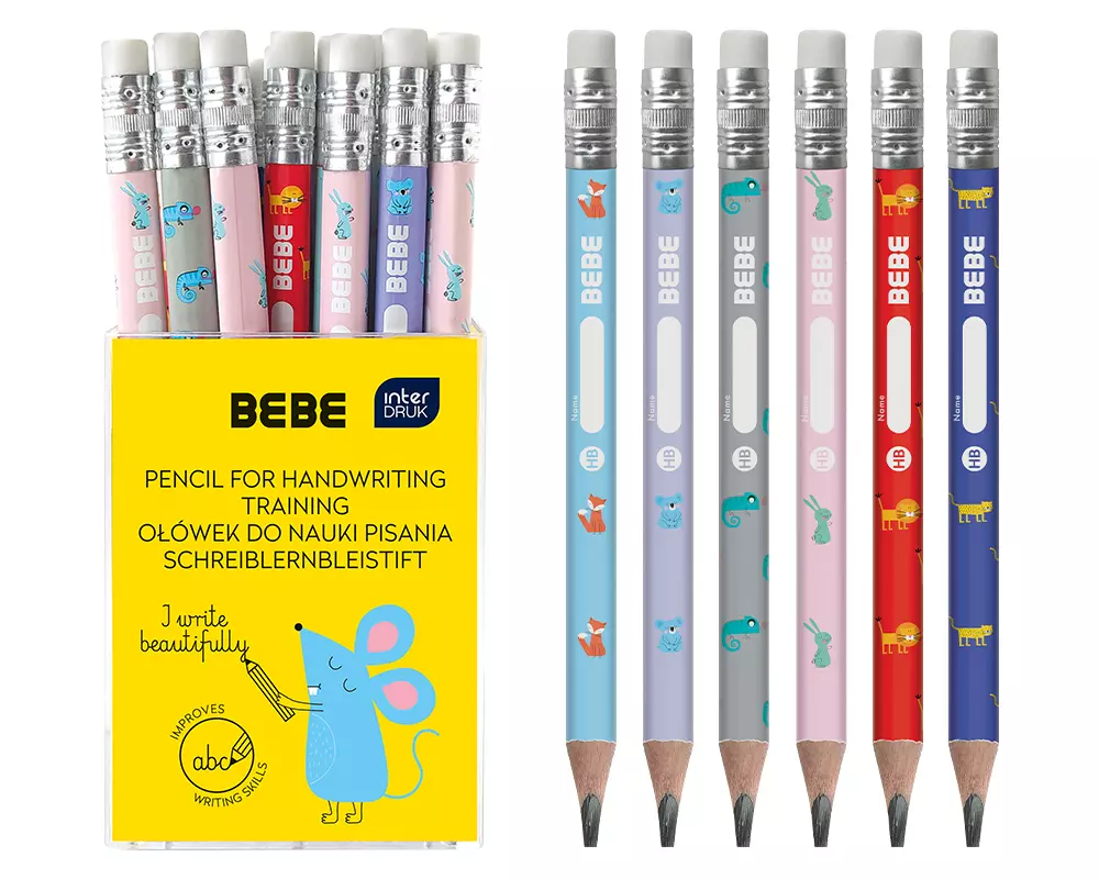 Ołówek Do Nauki Pis Hb z Gum Jumbo Bb Int Wb - Papiernicze i szkolne