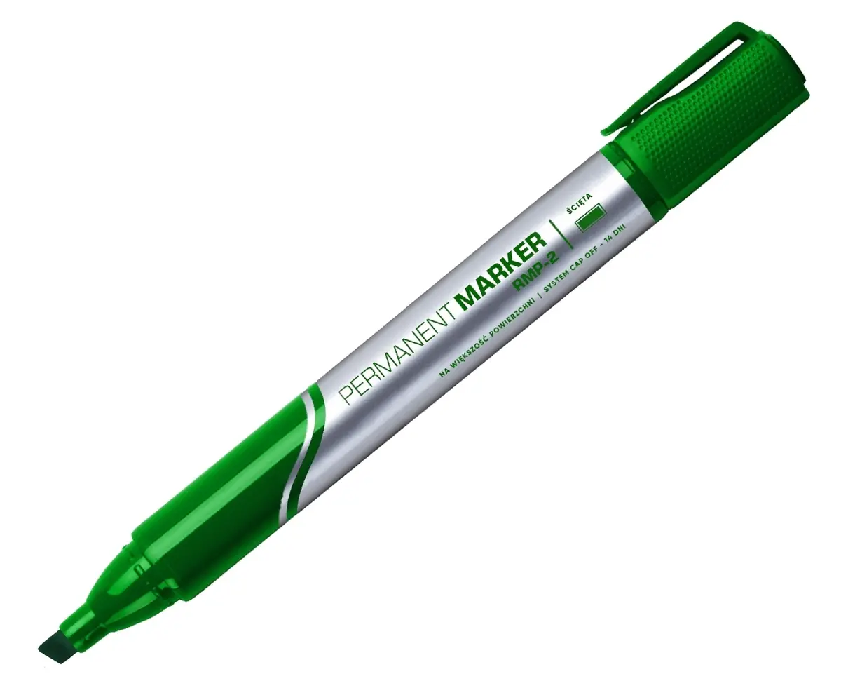 Marker permanentny Rystor RMP-2 - zielony - Papiernicze i szkolne