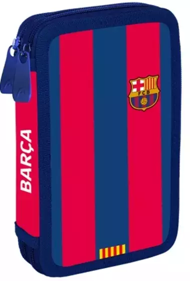 Piórnik 2-komorowy bez wyposażenia FC Barcelona - Papiernicze i szkolne