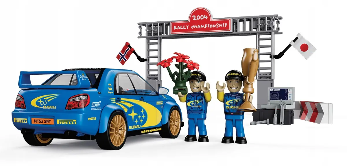 KLOCKI KONSTRUKCYJNE COBI 24652 Samochód Subaru Impreza WRC 2004 206 EL. - Zabawki
