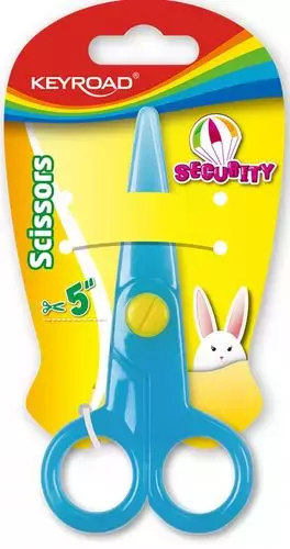 Nożyczki dla dzieci, zaokrąglone, mix kolorów - Papiernicze i szkolne