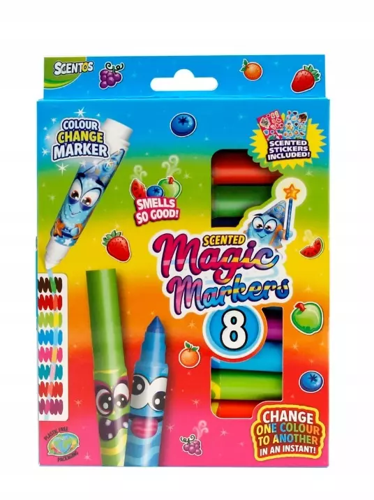 PACHNĄCE MARKERY MAGICZNE 8SZT SCENTOS 20102