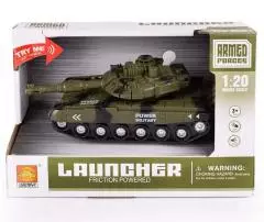 Czołg wóz militarny światło i dźwięk - Zabawki