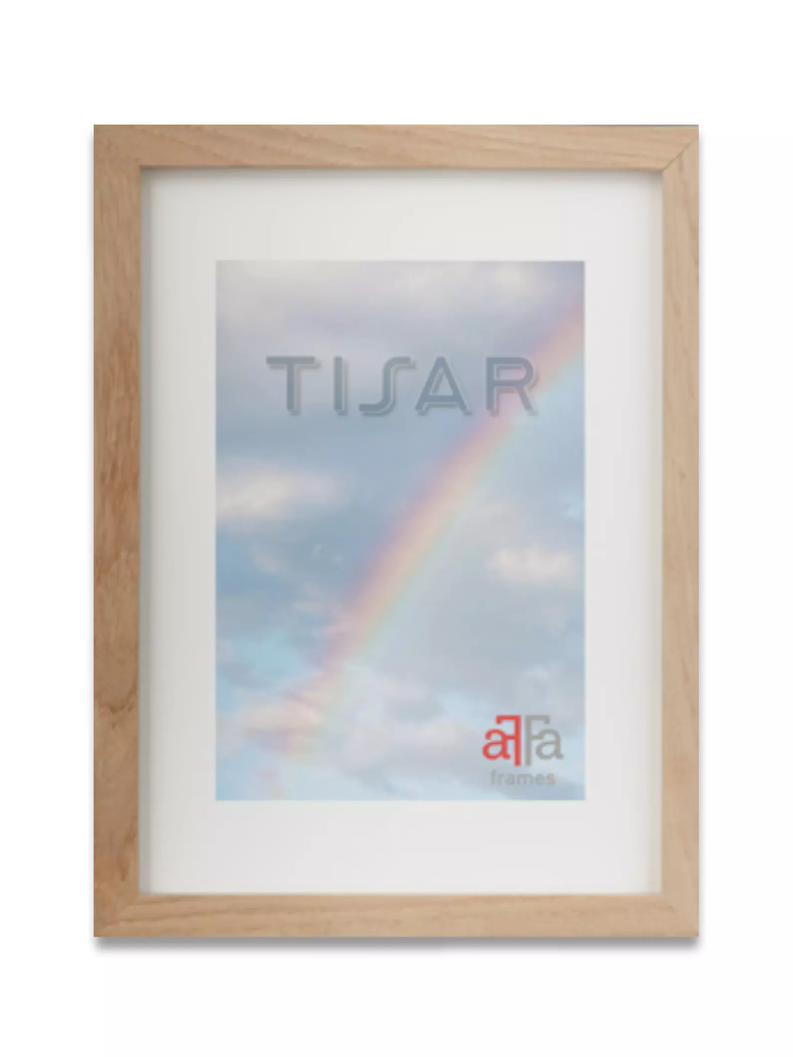 Ramka na zdjęcia Tisar 13x18 cm, kolor dębowy - Papiernicze i szkolne