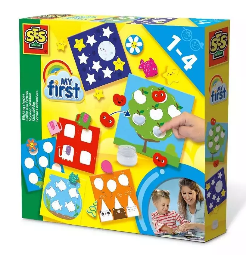 Moje pierwsze obrazkowe wyklejanki - Zabawki