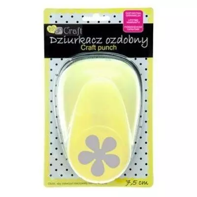 Dziurkacz ozdobny 7,5cm kwiatek - Papiernicze i szkolne
