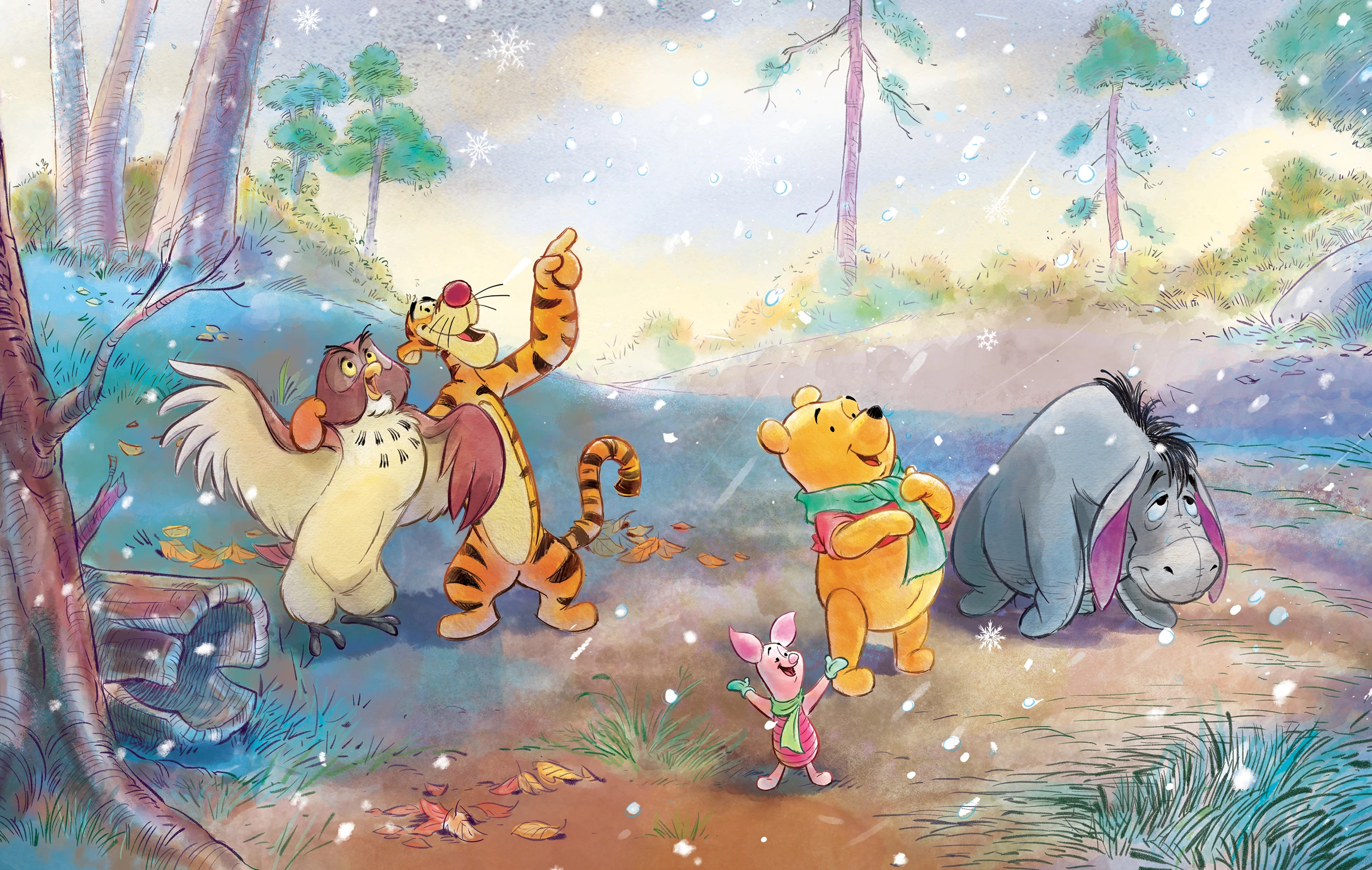 Pierwszy śnieg. Disney Kubuś i Przyjaciele - Książki