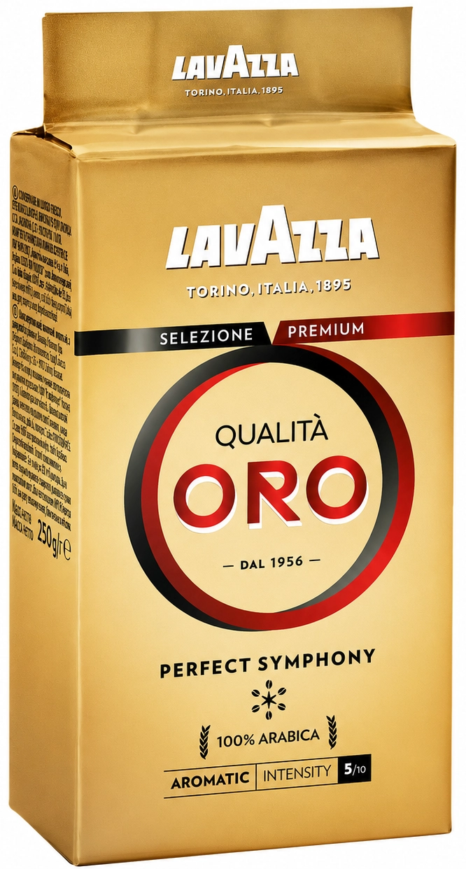 Kawa mielona Arabica Lavazza Qualita Oro, 250 g - Papiernicze i szkolne