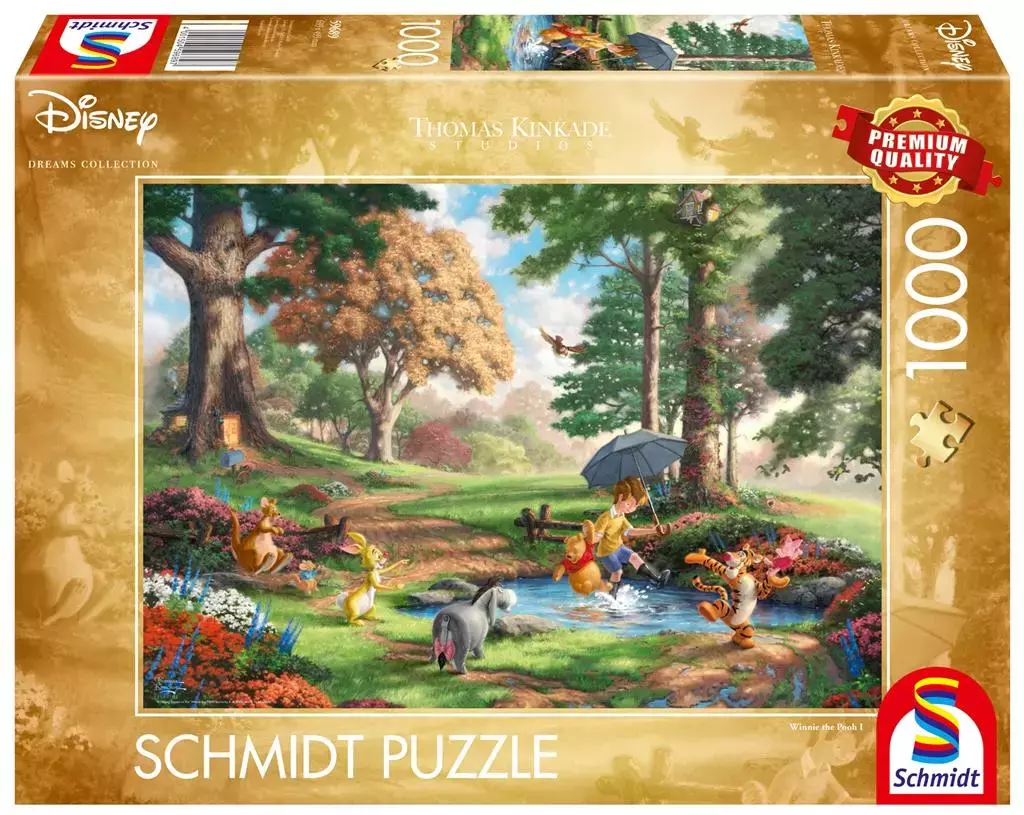 Puzzle PQ 1000 elementów. Kubuś Puchatek