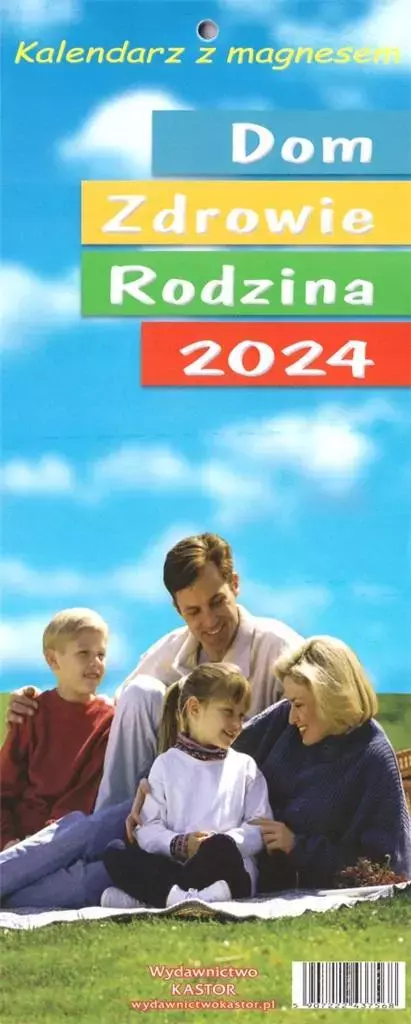 Kalendarz 2024 tygodniowy z magnesem - Książki