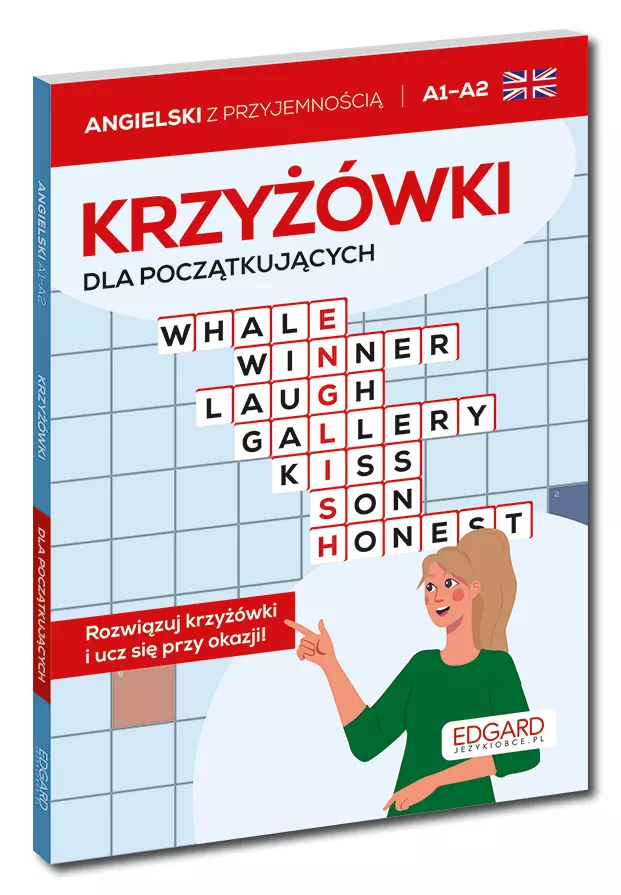 Angielski. Krzyżówki dla początkujących A1-A2 - Książki