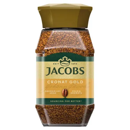 Kawa rozpuszczalna Jacobs Cronat Gold, 200 g - Papiernicze i szkolne