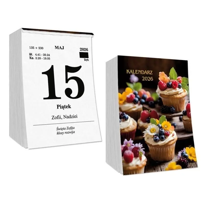 Kalendarz 2026, zdzierak - Książki