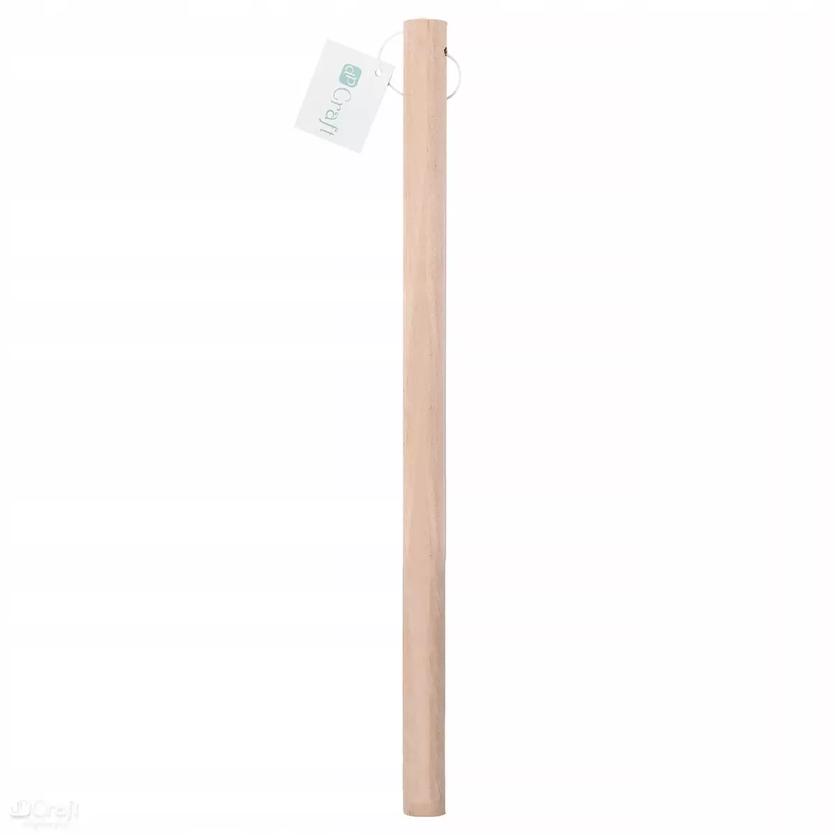 Drążek drewniany do makramy naturalny Fi 20x40cm - Papiernicze i szkolne